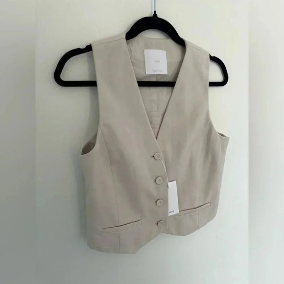 Mango Alicante Waistcoat NWT - Picture 7 of 12
